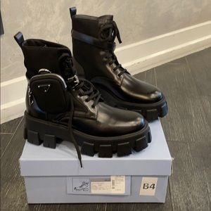**Brand New Sold Out Everywhere Prada Combat Boots